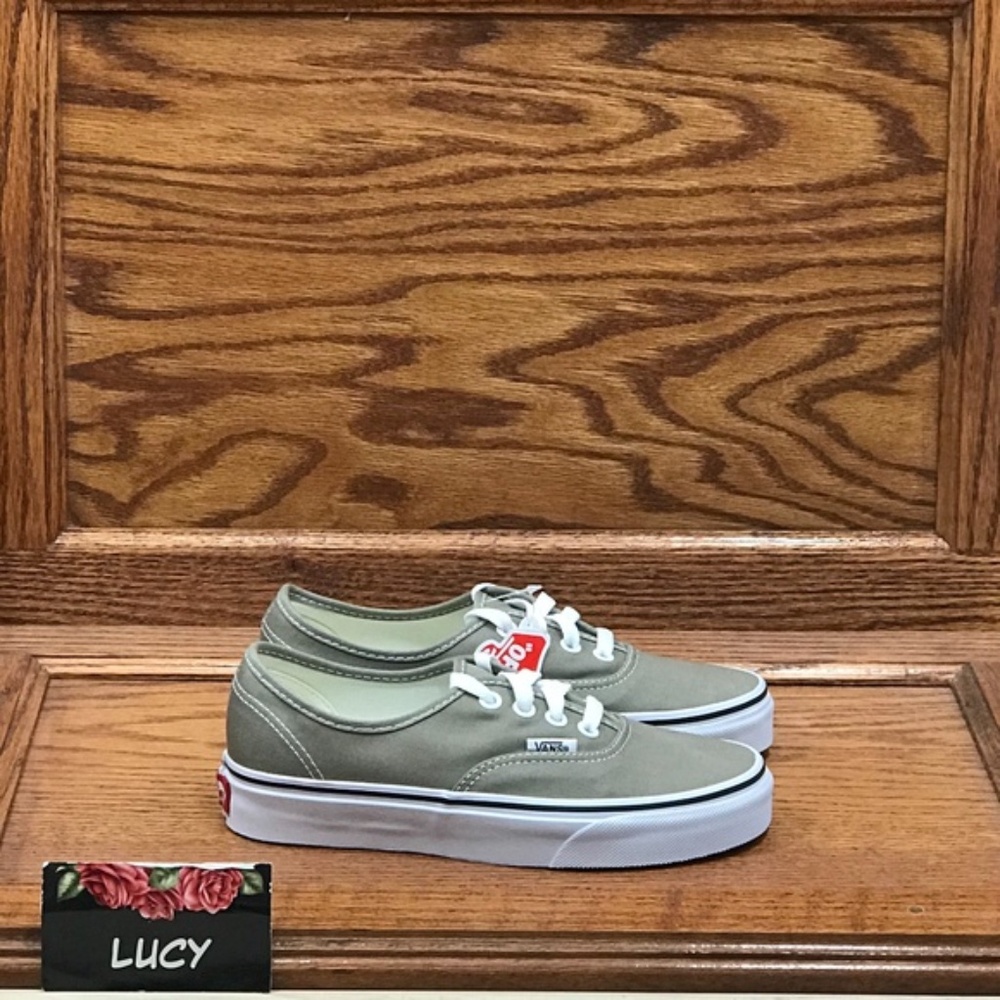 Vans Authentic Desert Taupe True White Shoes - Picture 2 of 9